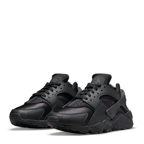 nike huarache women all black